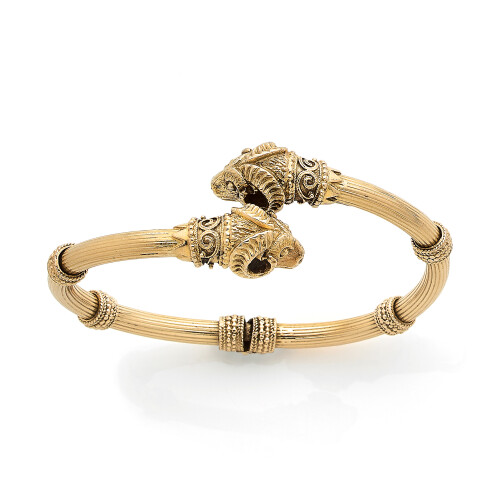 ZOLOTAS Opening bangle bracelet in 18K yellow gold (750‰)