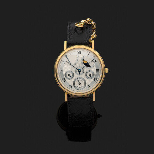 BREGUET. Montre bracelet automatique calendrier perpetuel