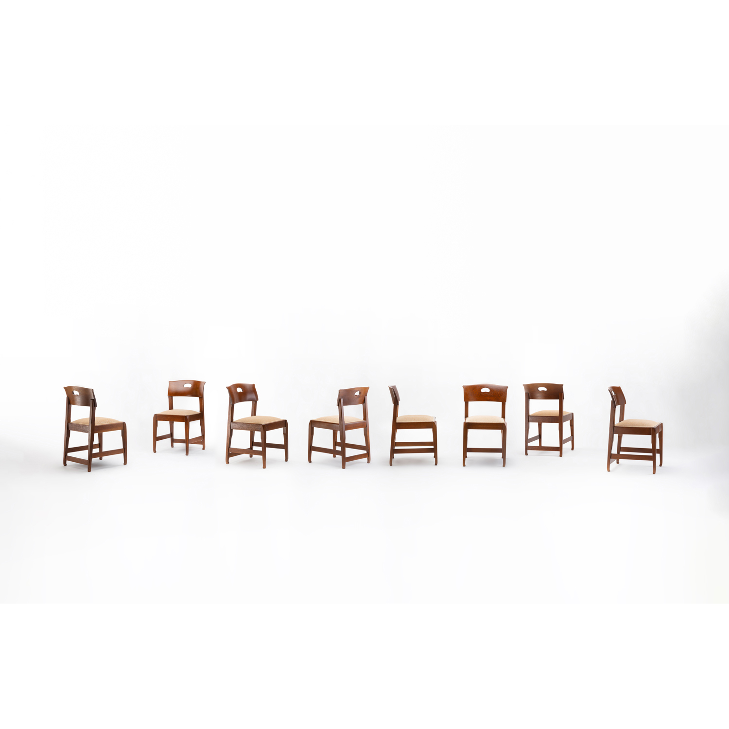 Richard Riemerschmid (1868-1957) Set of eight chairs
