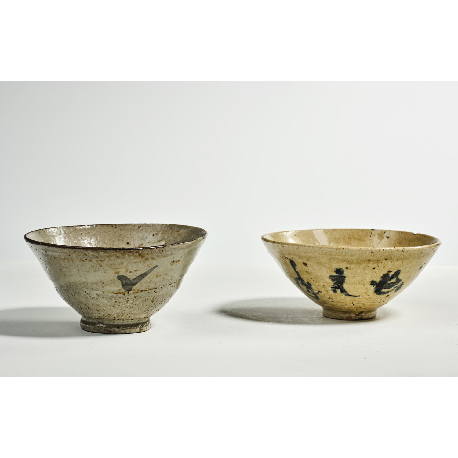 HAMADA Shôji (1894-1978) Two chawan tea bowls