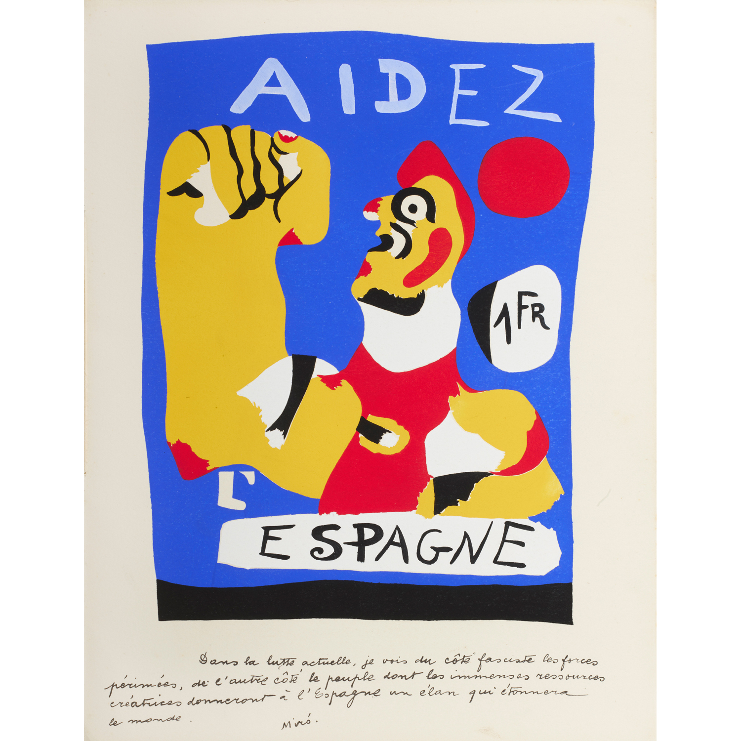 Carnet / Miró / point bleu / Ceci est la couleur / 160 pages / 15 x 21 –  Shop im Picasso-Museum