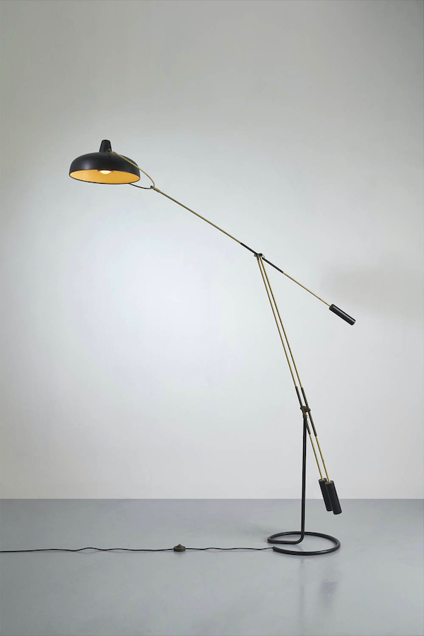 Arredoluce Standard And Exception, Archaeology Black Modern Floor Lamp